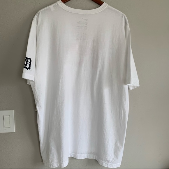 Detroit Tigers MLB Nike Premium Practice Shirt White Men's XXL 2012 Baseball HTF - Picture 3 of 13